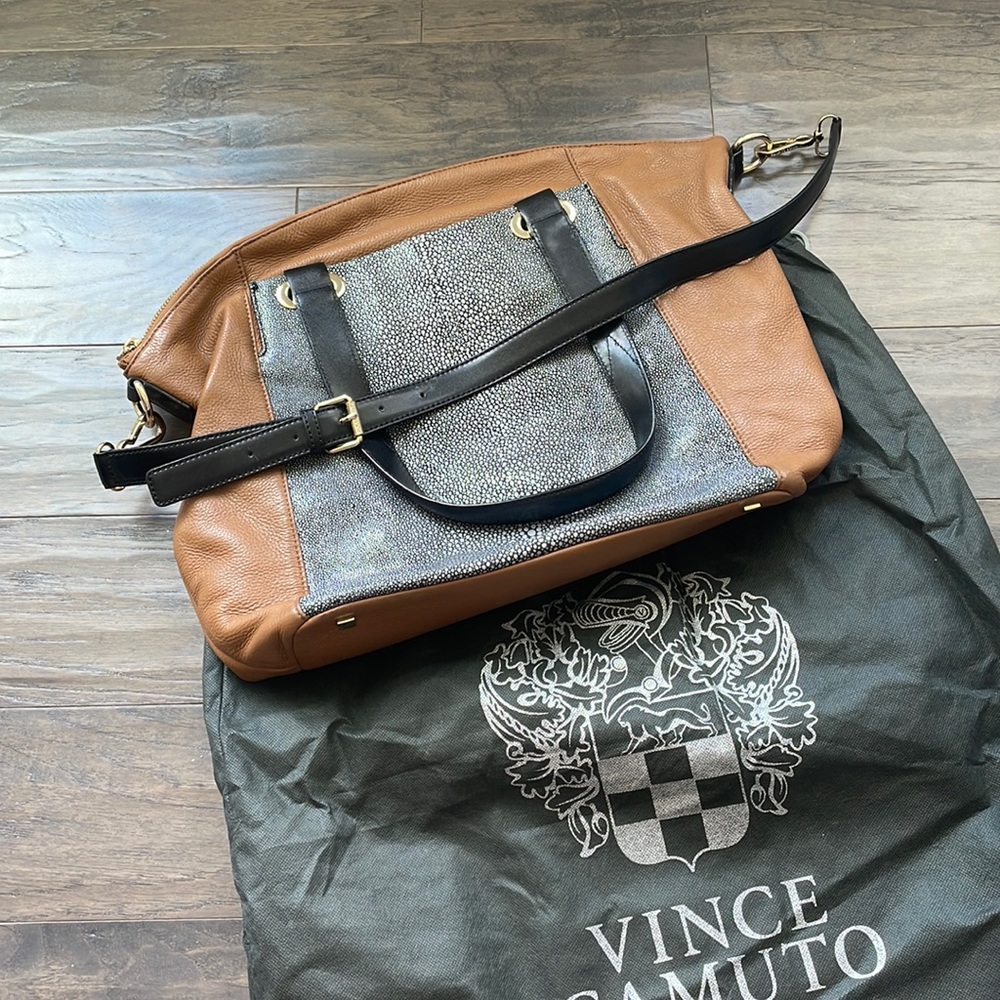 Vince Camuto Leather Tote